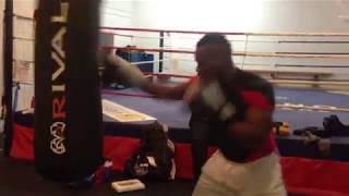 Adonis Stevenson Training Day with Take No Prisoners Attitude [upl. by Anatnas8]