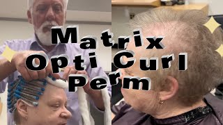 Matrix Opti Curl Perm on Fine Thin Hair🥰👍 [upl. by Barayon90]