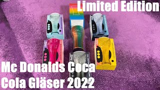 Coca Cola Gläser Mc Donalds Limited Edition 2022 inkl Regenbogen Glas  Limitierte Edition [upl. by Fabrin974]