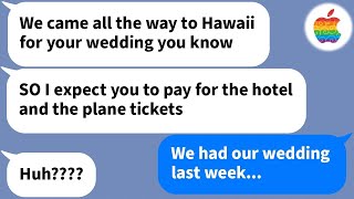 【Apple】 My SIL and her husband decided to go all out at Hawaii instead of attending our wedding [upl. by Korff]