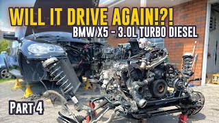 BMW X5  30L Turbo Diesel  Cam Chain Replacement  Part 4 [upl. by Arral179]