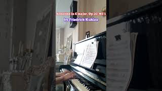 quotSonatina in C major Op20 No1 1st movementquot by Friedrich Kuhlau  Player Arta Mehrafza [upl. by Angrist]