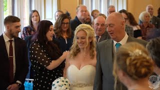 Wedding Highlight movie for Kelly amp Matt  FIlmed at Holmewood Hall [upl. by Barber470]