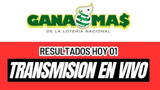 Sorteo Lotería Nacional tarde GANA MAS Resultados En Vivo [upl. by Edva465]