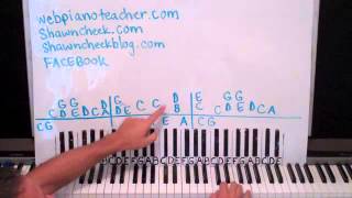 Same Old Lang Syne Piano Lesson part 1 Dan Fogelberg [upl. by Tenneb]