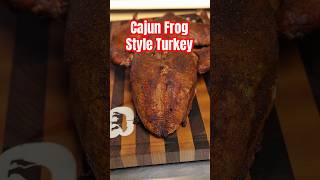 Cajun Frog Style Turkey cajuncooking turkey frogturkey spatchcock smokedturkey tftibbq [upl. by Zapot112]