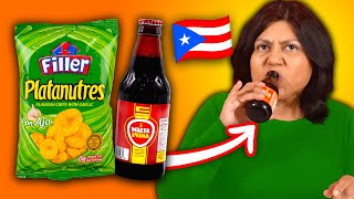 Mexican Moms Try Puerto Rican Snacks [upl. by Minica]