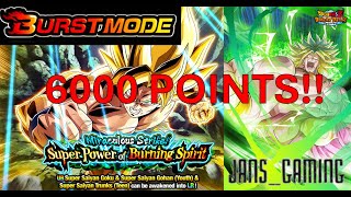 6000 POINTS CLEAR PHY SSJ TRIO BURST MODE CLEARED WITH PLANETARY DESTRUCTION DBZ Dokkan Battle [upl. by Duck]