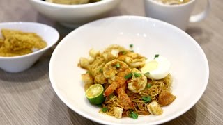 DanielFoodDiary  NOW Noodle  Dry Mee Siam [upl. by Anita]