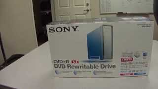 External Sony DVDRW USB Firewire for pc or mac for sale in Cyberinfinity [upl. by Etnoled]