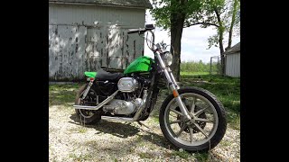 1985 Harley Ironhead Sportster Bobber [upl. by Ahsaf]