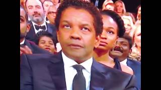 Casey Affleck Wins Best Actor as Denzel Washington Has Tears In His Eyes [upl. by Lohse]