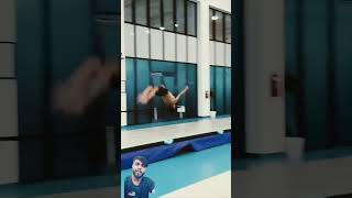 😱backflip viral trending subscribe backflip mystery impossible azerbaycan gimnastika baki [upl. by Iemaj]