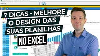 7 dicas  Melhore o Design das Suas Planilhas do Excel [upl. by Ayenat]