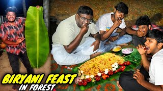 Village Style CHICKEN BIRYANI Eating On Banana Leaf 🤣 Fun Food Challenge With Friends  Vlog [upl. by Seraphim]