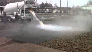 EPA Edison Pervious Concrete water demo [upl. by Ky]