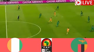 🔴LIVE Ivory Coast VS Zambia AFRICA CUP OF NATION QUALIFIERS 2025 AFCON Match Preview and Insights [upl. by Graig]