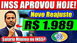 ✅NOVO AUMENTO APROVADO Salário Mínimo será R 1989 VALENDO [upl. by Bolling]