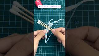 Creative Waste Utilization Crafting a Mini Bow and Arrow [upl. by Ahsele76]