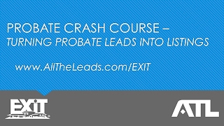 EXIT Realty Probate Real Estate Leads Webinar [upl. by Sinne884]