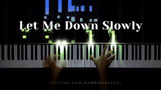 Let Me Down Slowly  Alec Benjamin Piano Cover [upl. by Enos99]