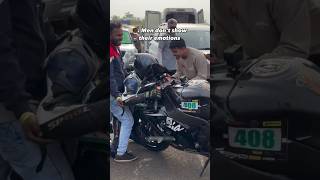 Garib Ke Sath Qu Hota Hai🥺 sad love reels short shorts kawasaki zx10r rider bike new uk [upl. by Yajnas]