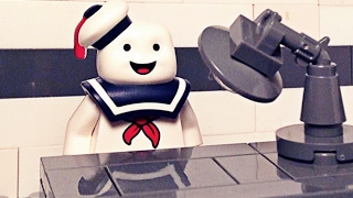 The Mr Stay Puft Interrogation LEGO Stop Motion [upl. by Ayhtak]