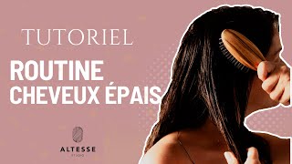 Maîtrisez le démêlage des cheveux épais  routine complète avec shampoing par Altesse Studio ✨ [upl. by Brietta61]