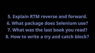 Agiliad Technologies Interview Questions For Automation Test EngineerJavaSeleniumAPI [upl. by Ruosnam]