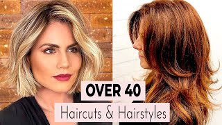 8 Haircuts And Hairstyles For Women Over 40 That Show Age Is Just A Number ▶ 5 [upl. by Spanjian927]