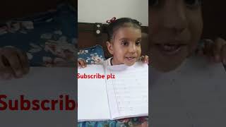 Nivisha ne kiya apna ab inko big pencil chaiye worksiblingsgoals cutebaby studytime [upl. by Suqram]