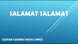 SALAMAT SALAMATWITH GUITAR CHORDS amp LYRICS [upl. by Soalokcin]