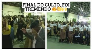 NÃO PODERIA DEIXAR DE POSTAR final do Culto FOI TREMENDO 🙌👏🔥😭 [upl. by Valene]