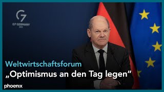 Weltwirtschaftsforum Rede Bundeskanzler Olaf Scholz [upl. by Oicam]