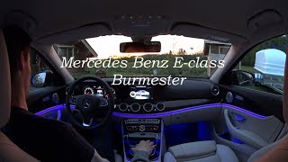 Mercedes Benz Eclass 2018 Burmester audio [upl. by Niamjneb621]