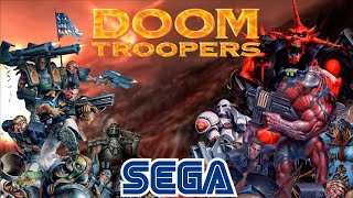 Mutant Chronicles Doom Troopers  Longplay  Secret level Sega Mega DriveGenesis [upl. by Annaj]