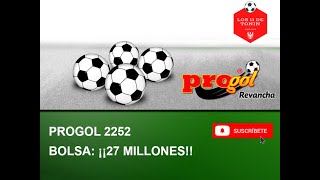 Análisis Progol 2252 27 MILLONES [upl. by Neleag]