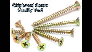 Chipboard screw quality test [upl. by Kirkpatrick]