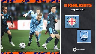 HIGHLIGHTS Melbourne City FC v Sydney FC  ALeague Grand Final Season 202021 Highlights [upl. by Orelee]