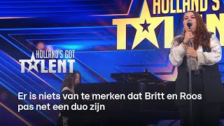 Britt en Roos treden op met hun EIGEN VERSIE van Radiohead’s Creep  Hollands Got Talent [upl. by Sufur]