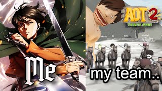 Can NOOBS Survive ATTACK ON TITAN AOTTG 2 [upl. by Jeri]