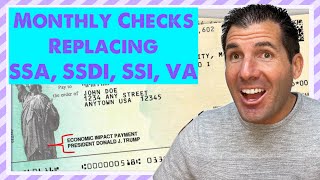 Monthly Checks Replacing Social Security SSDI SSI VA Benefits [upl. by Sill37]