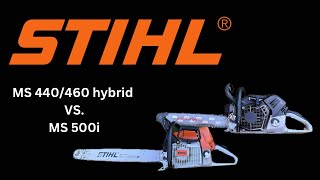 Stihl MS 500i vs MS440 [upl. by Fira]