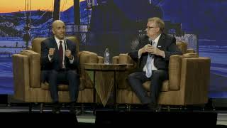 Neel Kashkari fireside chat on the economy at the Williston Basin Petroleum Conference [upl. by Litnahc]