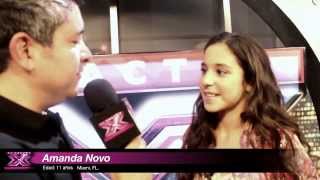 El Factor X Amanda Novo Entrevista [upl. by Collette164]