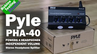 Features of the PHA40 4Channel Stereo Headphone Amplifier [upl. by Nayve]