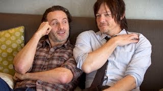 Andrew Lincoln amp Norman Reedus talk about The Walking Dead Part 1 [upl. by Tyson312]