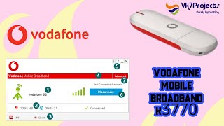 Vodafone Mobile Broadband  Model No k3770  HSUPA Usb Stick  with Installation Video  Vk7pro [upl. by Karine886]