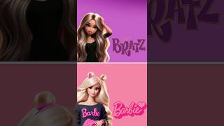 Bratz 💃 vs Barbie 🧚 Nails 💅 dress 👗  heels 👠  ring 💍  lipstick 💄 🥰💗✨ [upl. by Lertnek206]