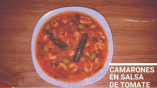 Camarones en salsa de tomate [upl. by Aneras]